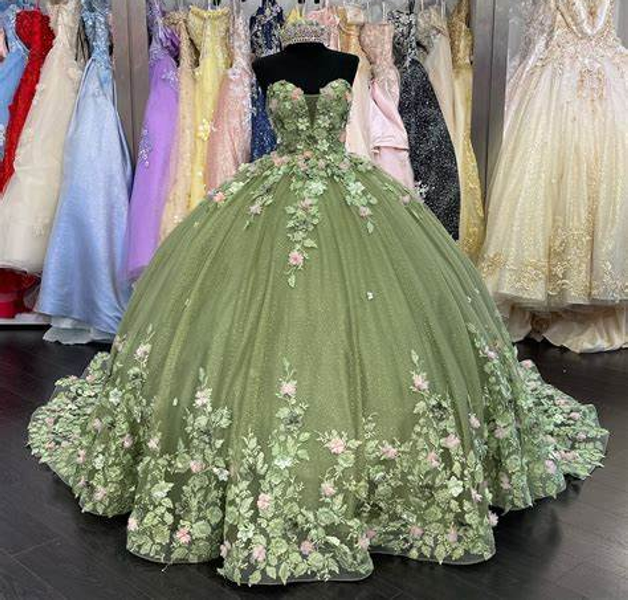 sage green quince dress